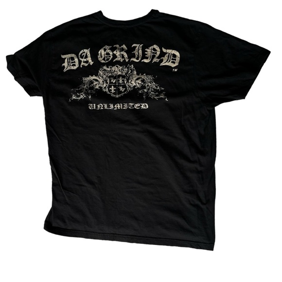 Xzavier Da Grind "Honor” with rhinestones sparkling skull T-Shirt | XL - Picture 3 of 7